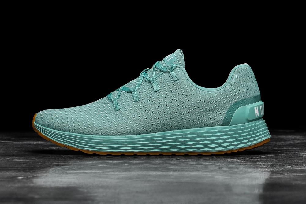 Chaussure Running NOBULL Homme Turquoise - Chaussures NOBULL Turquoise Ripstop,France (9243-PYKXJ)